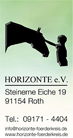 HORIZONTE e.V. Steinerne Eiche 19, 91154 Roth, Tel.: 09171-4404